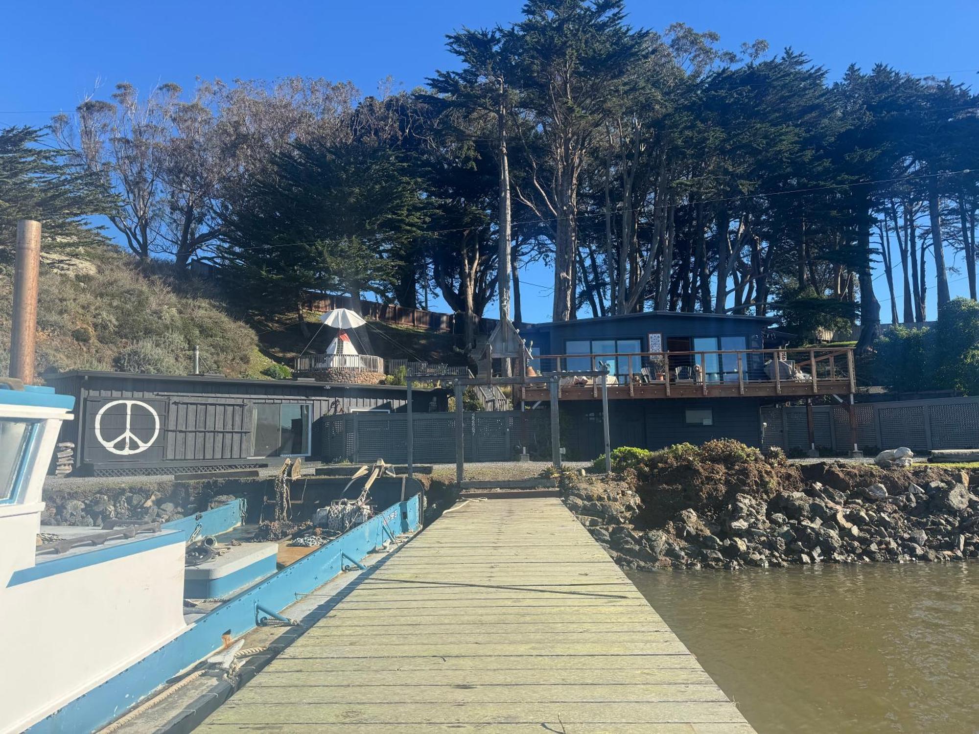 Carriage House Waterfront On Tomales Bay With Dock Hotel Marshall Luaran gambar
